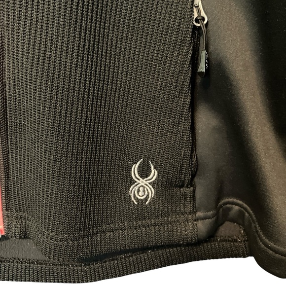 Spyder Core Women's Black Performance Jacket with Pink Accents Size L - Picture 7 of 7